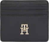 Tommy Hilfiger ladies card holder Soft Logotape Small, negru, o mărime Portofel Femei Naty Shop Titlu implicit