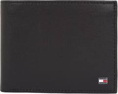 Tommy Hilfiger portofel pentru bărbați Eton Trifold cu buzunar pentru monede Portofel Barbati Naty Shop Negru