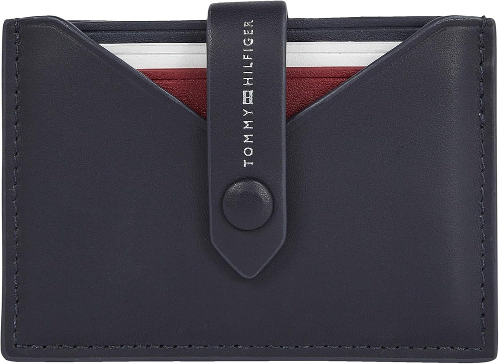 Tommy Hilfiger portofel pentru bărbați Smooth Retractable Cc Small, Blue (Space Blue), Onesize Portofel Barbati Naty Shop Titlu implicit