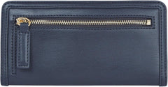 Tommy Hilfiger TH MONOTYPE LARGE SLIM WALLET Portofel pentru femei, Blue (Space Blue), OS Portofel Femei Naty Shop