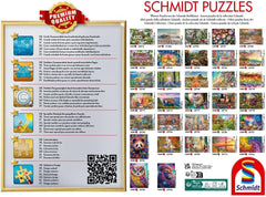 Schmidt Spiele 59779 Povești despre pădure noaptea, puzzle jigsaw 1000 piese Puzzle Naty Shop