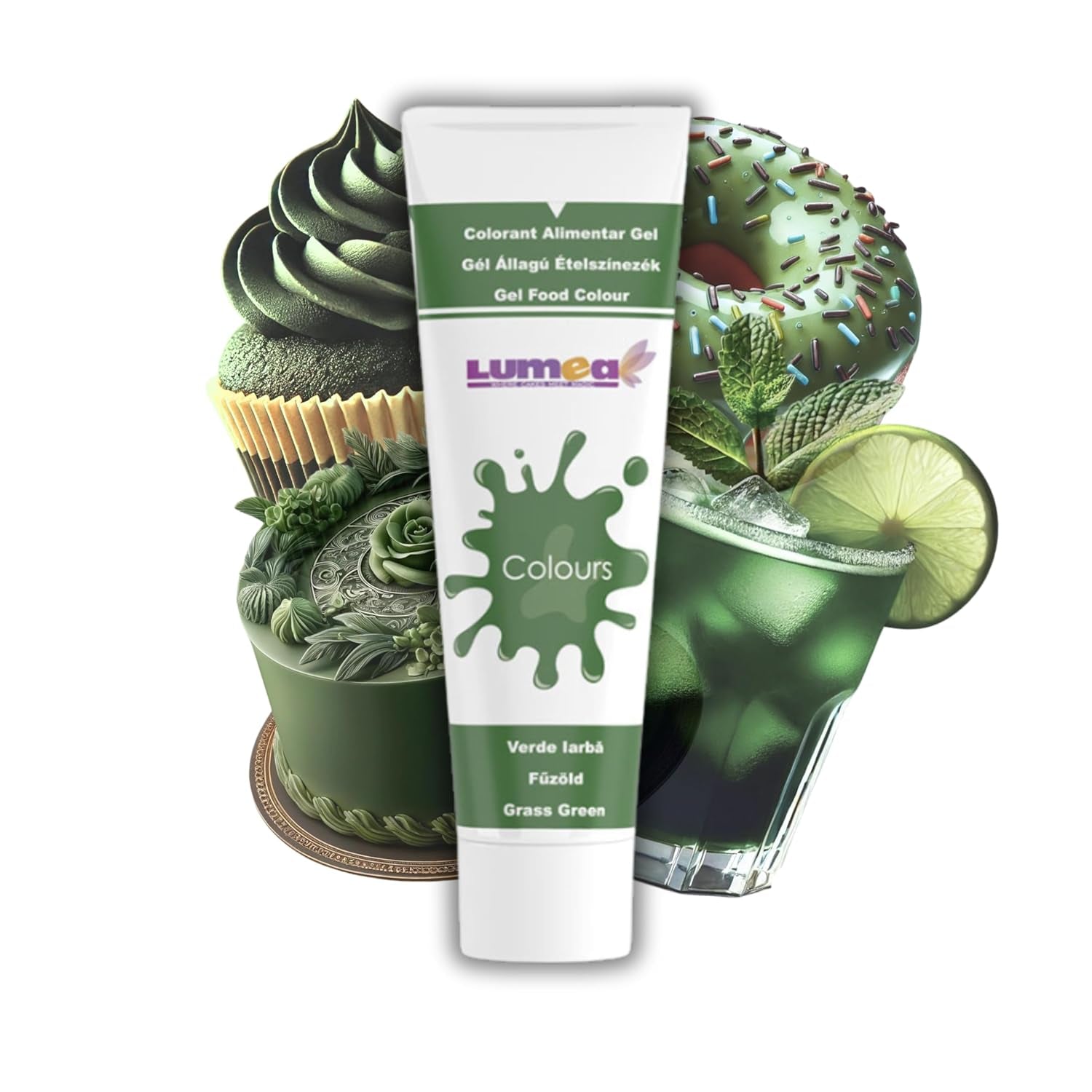 Dekozauber24 Colorant alimentar roșu, gel, 30g, vegan, fără zahăr, foarte concentrat, colorant alimentar roșu pentru fondant, cremă de unt, băuturi și multe altele