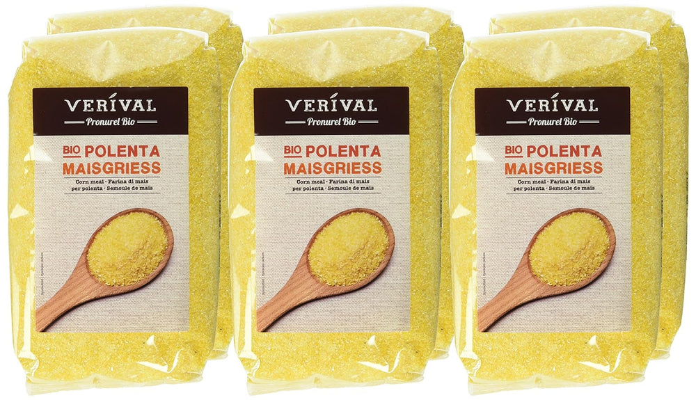 Mălai organic Verival, pachet de 6 (6 pungi x 500g) - Organic