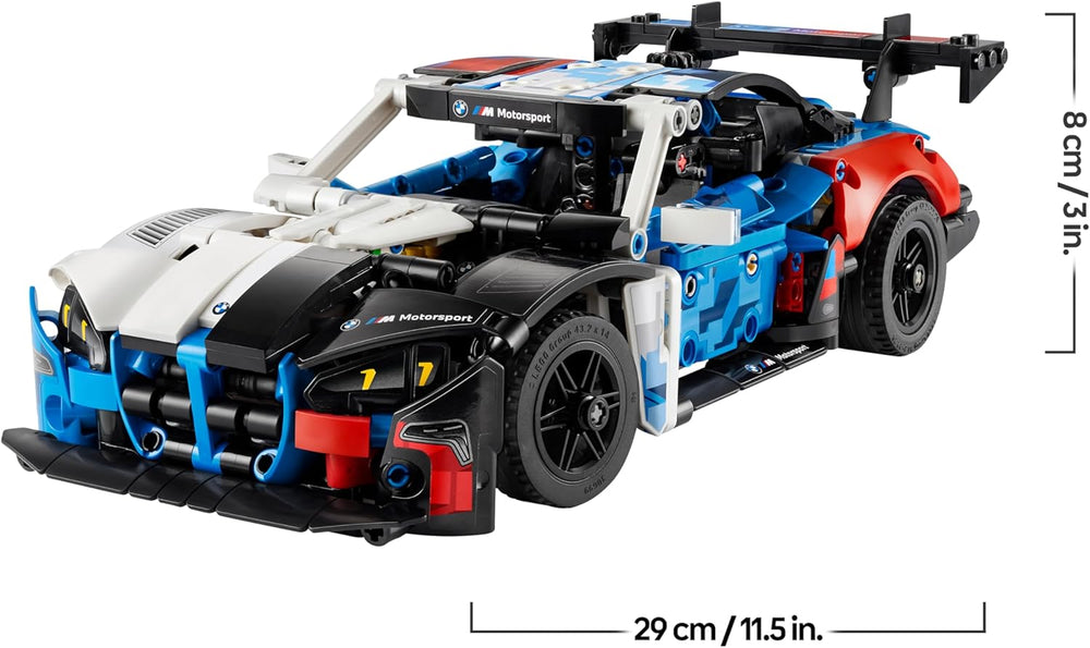 LEGO Technic BMW M4 GT3 EVO Rennwagen - Modellbausatz mit V6-Motor, Lenkung & öffnenden Türen - Gaming Geschenk für Jungen ab 11 Jahren & Jugendliche Motorsport Fans - 42226