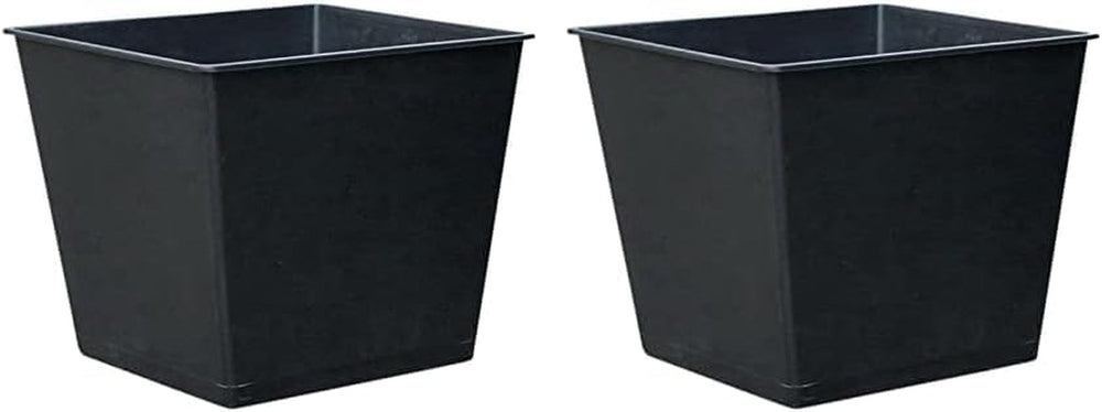 Ghiveci universal Dehner, plastic, negru, 30 x 26 x 26 cm