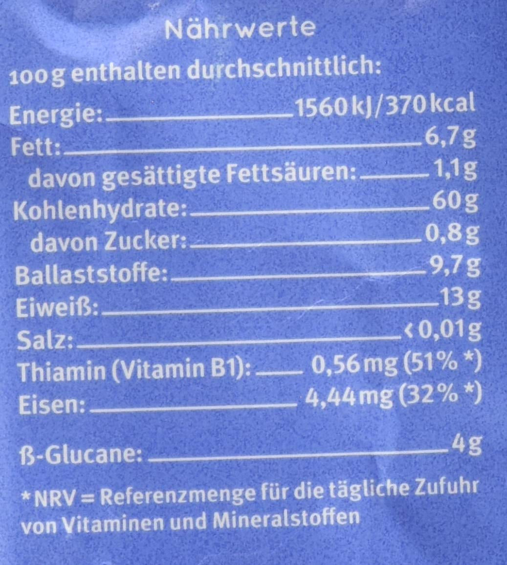 Fulgi de ovăz bio hof, 475 g