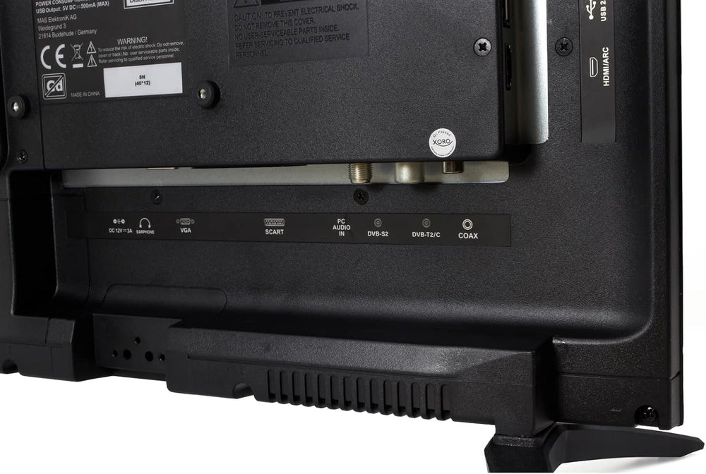 XORO HTC 1949 V2 (televizor LED de 18,5", DVD, tuner triplu (DVB-S2/T2/C), player media, CI+, DC12V)