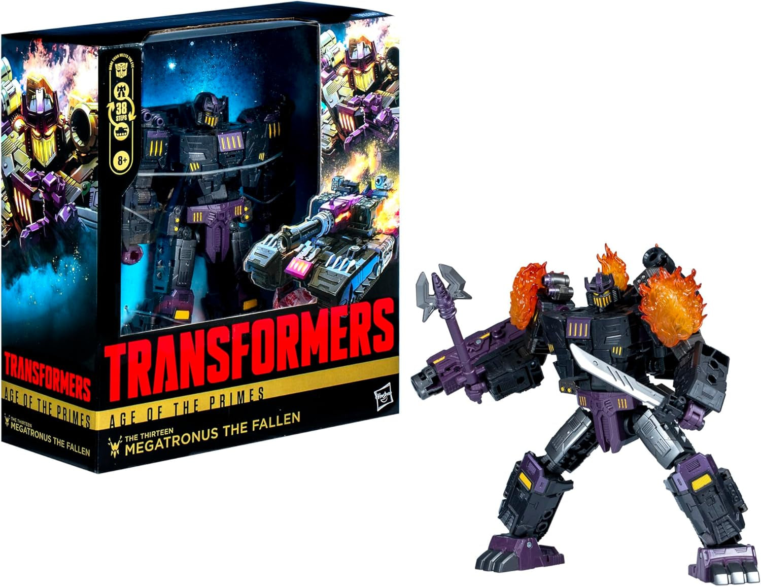 Transformers Age of the Primes Leader-Class the Thirteen Megatronus the Fallen Action figures Naty Shop