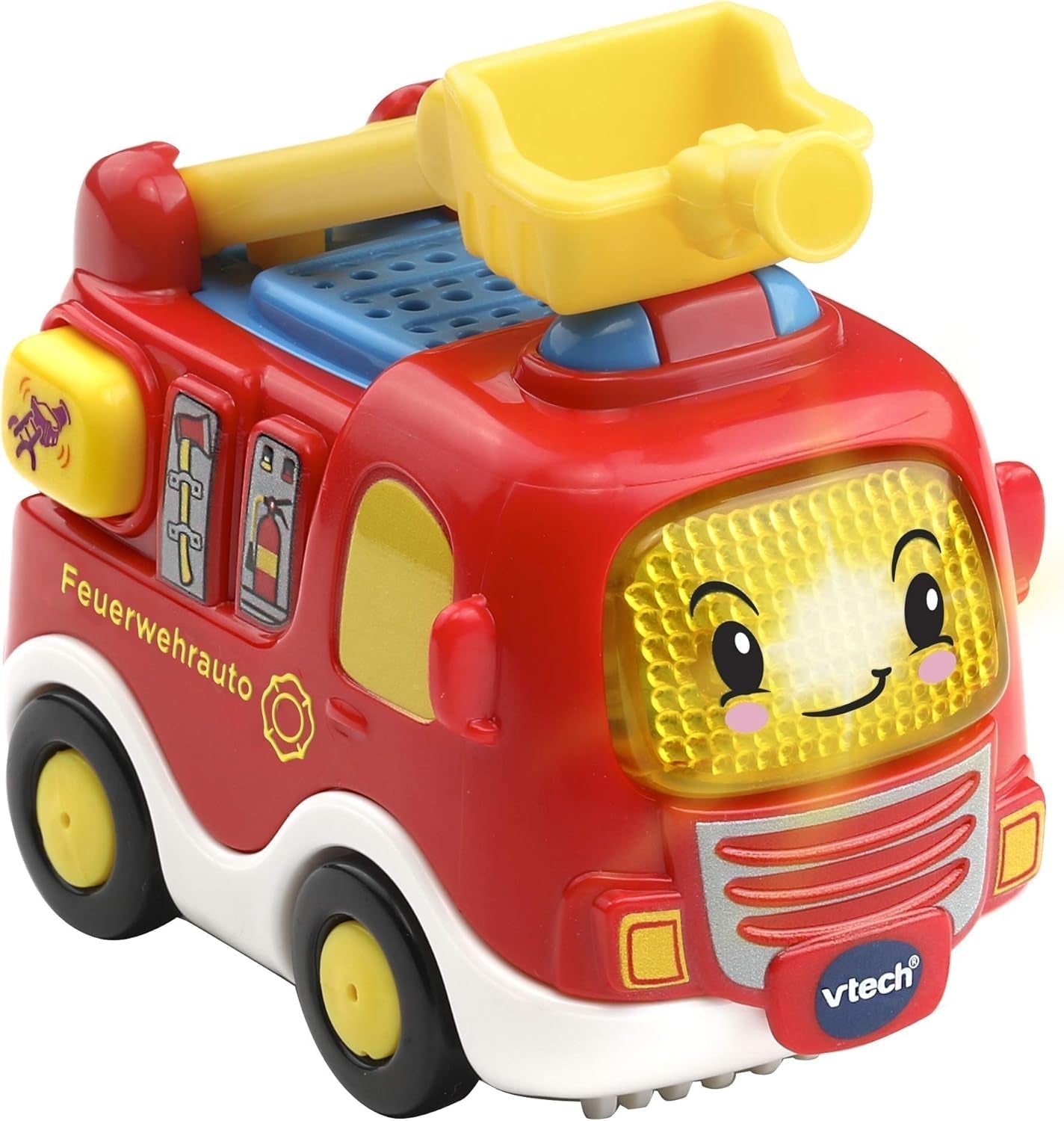Vtech TUT TUT Baby Flitzer - Poliția - Pentru 1-5 ani & TUT TUT Baby Flitzer - Mașina de pompieri - Mașină de jucărie cu muzică, buton luminos, propoziții și sunete interesante - Pentru 1-5 ani Jucarii Bebe Naty Shop
