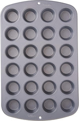 Wilton 24 Er Mini-Muffinbackform, Antihaftbeschichtet, Silber Matrite si tavi pentru copt Naty Shop