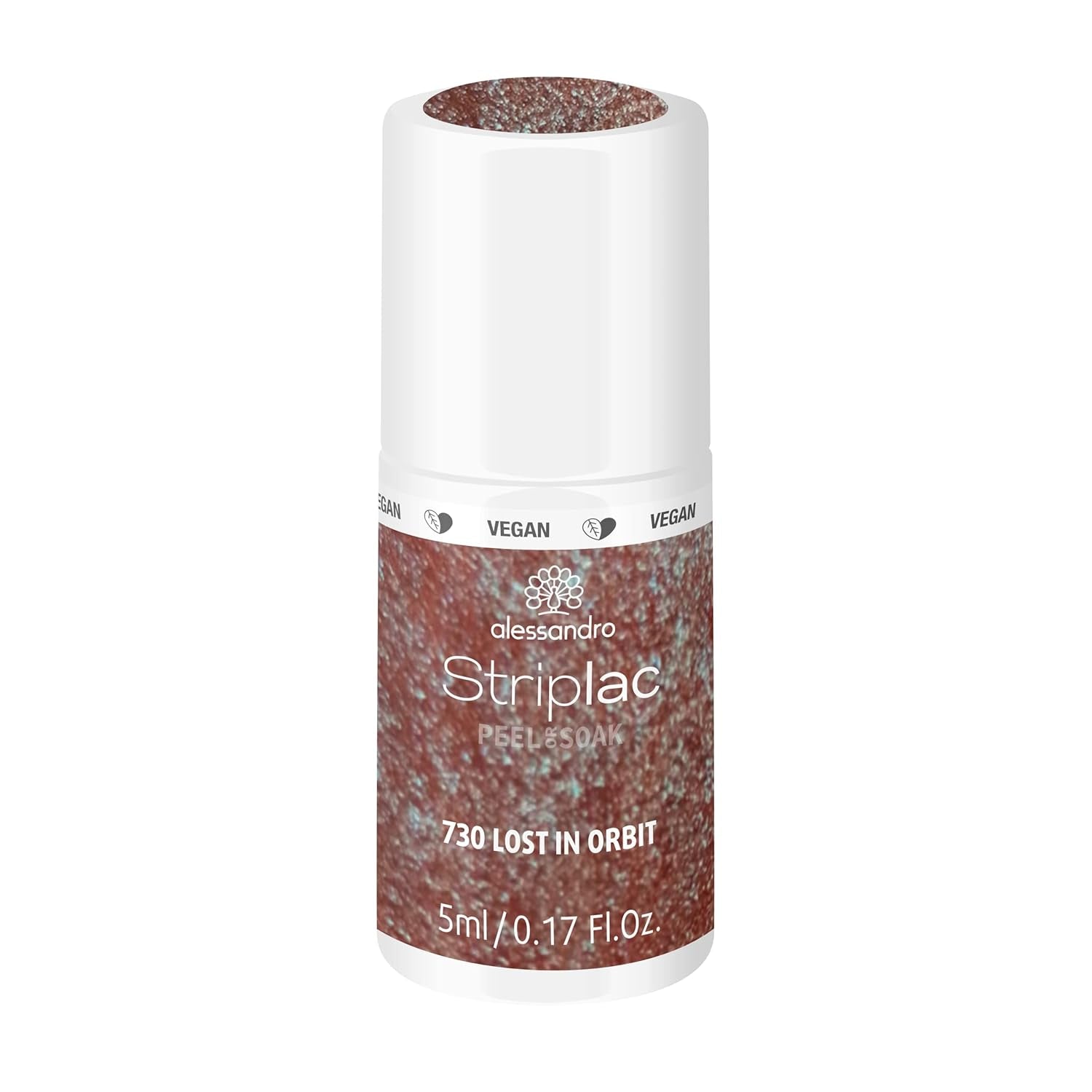 alessandro Striplac UV-Nagellack Flat White – Schonend und langanhaltend – Einfache Entfernung dank Peel-Off-Technologie – Vegan und tierversuchsfrei – 8 ml