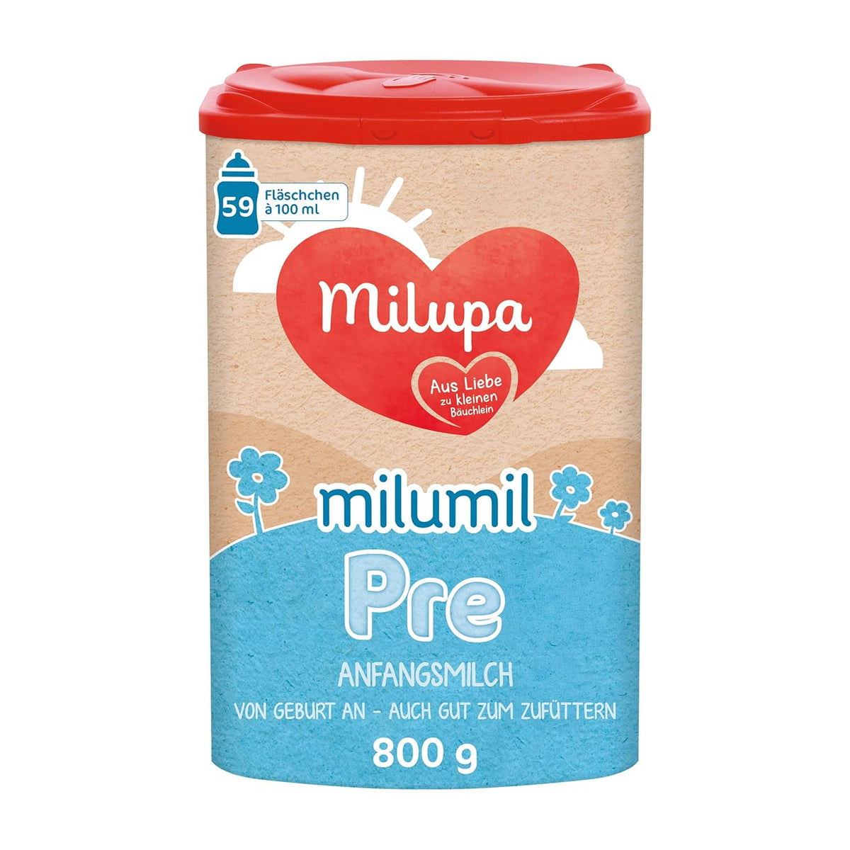 Milumil Milupa Lapte praf pentru bebeluși, primul lapte de la naștere, 800 g
