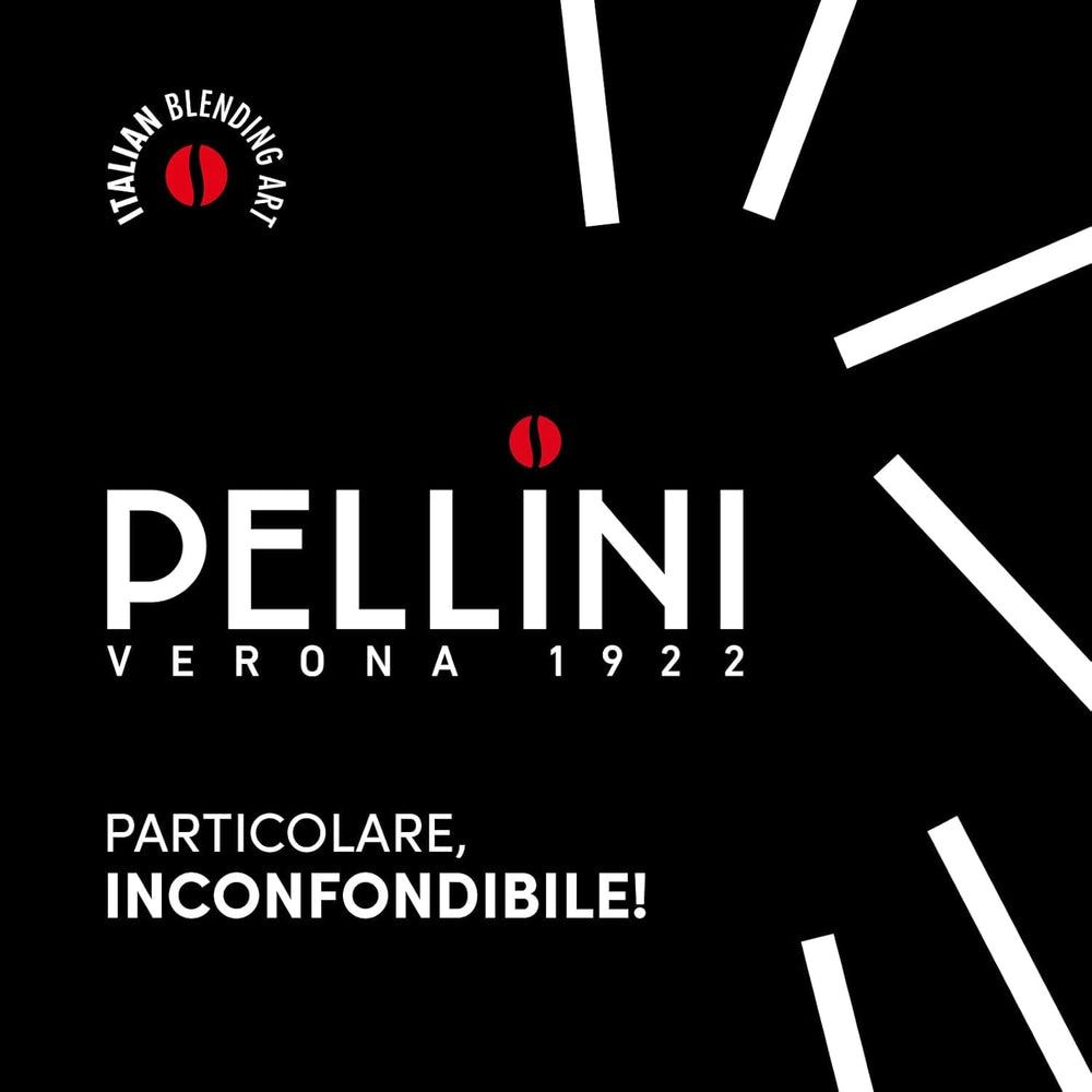 Pellini N.82 Vivace, Kaffeebohnen für Espresso 1 kg, Arabica- und Robusta-Mischung mit Kräftigem und Ausgewogenem Geschmack, Mittlere Röstung
