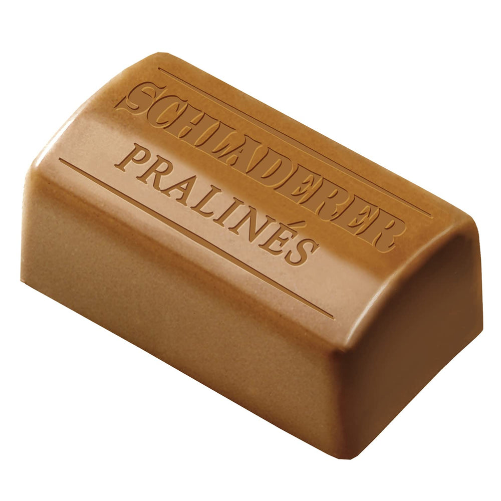 Praline RCP Schladerer cu spirt de zmeură, ciocolată cu lapte, cu crustă de zahăr, umplutură lichidă, conține alcool, cadou minunat, 2 x 127 g