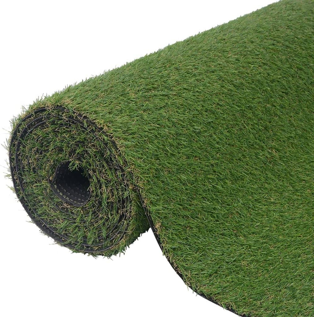 Vidaxl Kunstrasen Rasenteppich Kunstrasenteppich Fertigrasen Teppich Garten Balkon Terrasse Kunstrasenmatte Rasen 1X8 M/40 Mm Grün