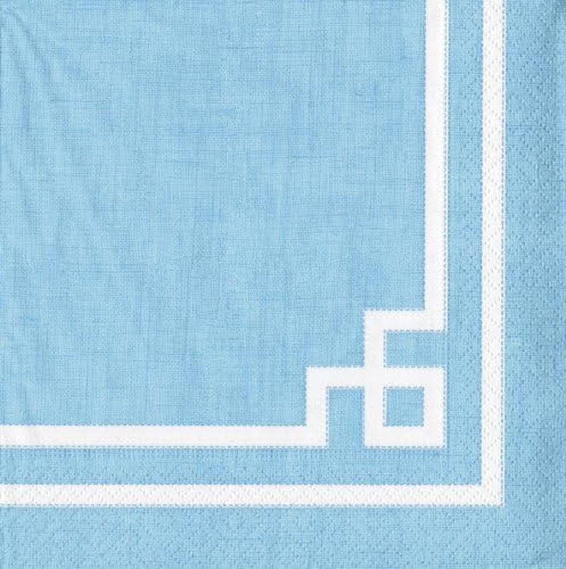 Divertisment cu șervețele de cocktail, Rive Gauche, auriu și alb, 20 de bucăți