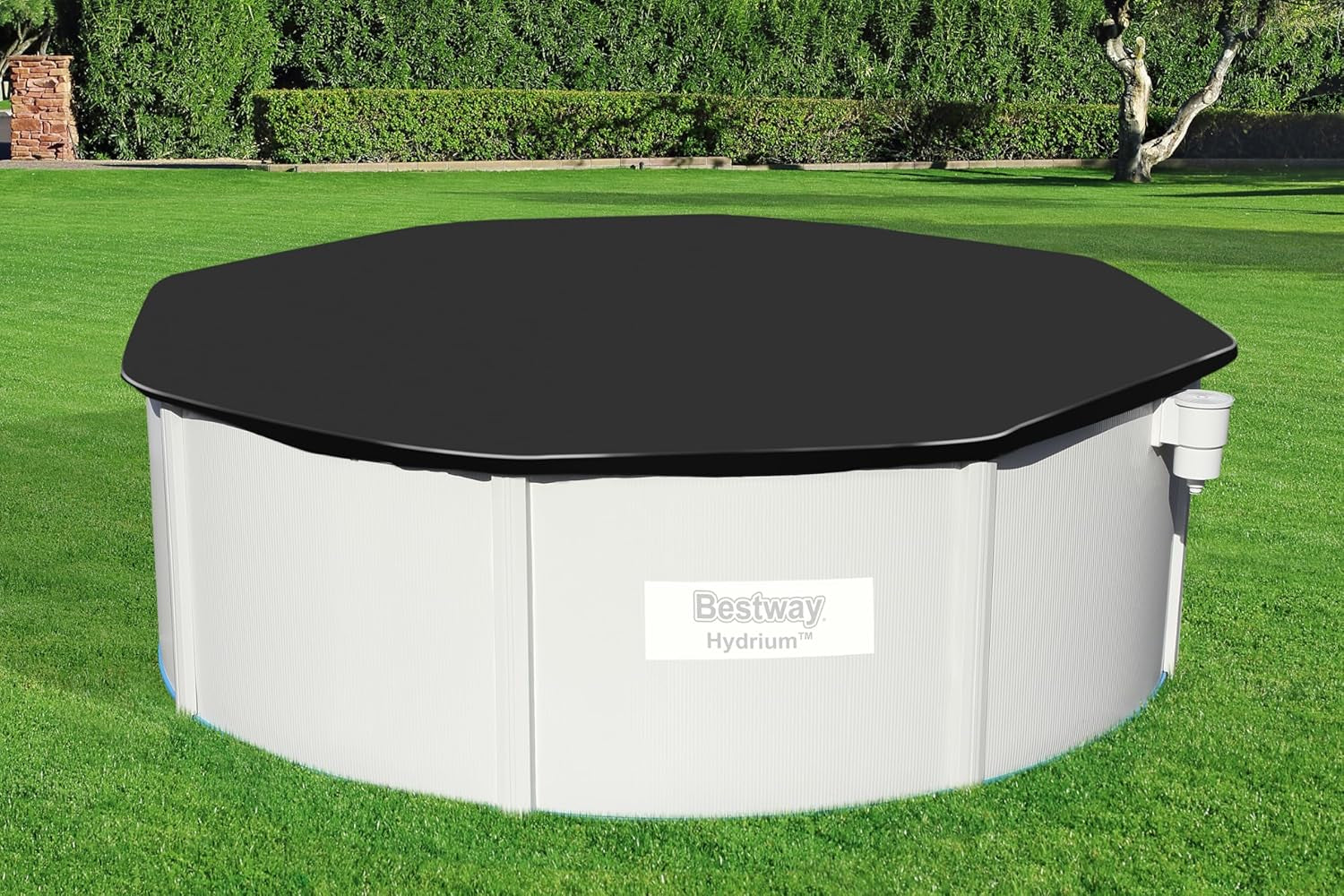 Prelată Bestway din PVC Ø 401 cm, neagră, rotundă