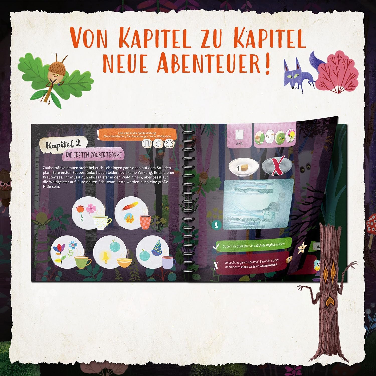 Kosmos 685027 Pădurea Umbrelor, Joc cooperativ pentru copii de 2-4 ani, cu vârsta de 7 ani și peste, Joc de societate pentru copii, Cu material 3D excelent, În 18 capitole cu aproximativ 15 minute de joc