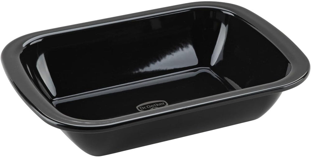 Dr. Oetker Back-Idee Kreativ Dessert- Und Auflaufform Aus Emaille, 39,5 X 28 X 6,5 Cm– Hitzebeständig Bis 400°C, Schnittfest, Kratzfest, Induktionsgeeignet, Schwarz Matrite si tavi pentru copt Naty Shop 28 X 21 Cm