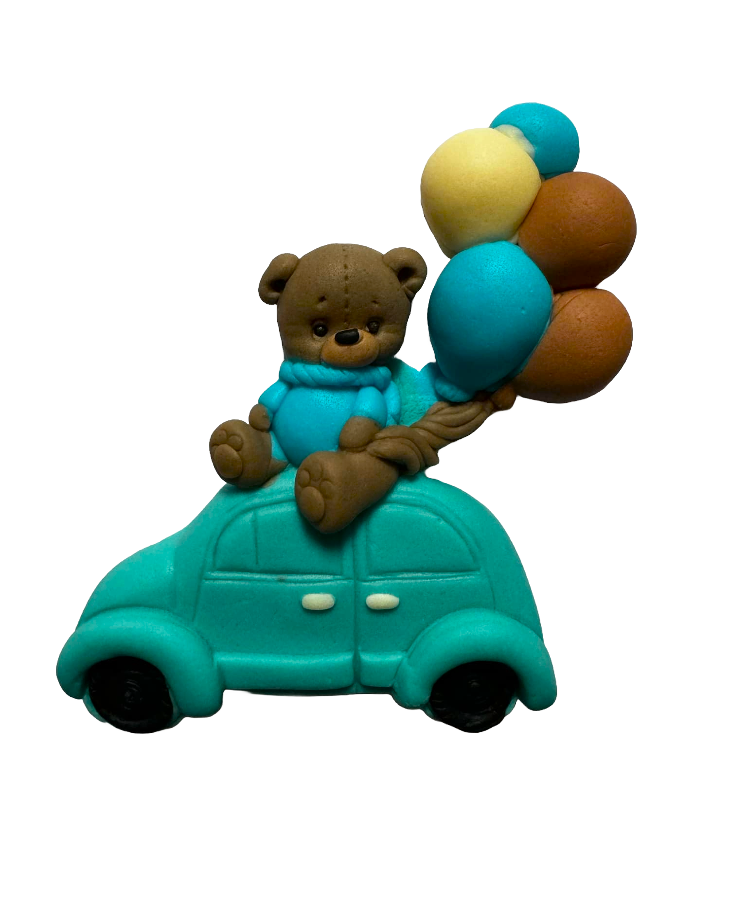 Decoratiune comestibila din zahar, Ursulet Decoratiuni din Pasta de Zahar Naty Shop