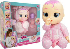 Cry Babies Magic Tears Newborn Coney-Deluxe interaktive Puppe Neugeborenen Puppe mit einem magischen Armband, die echte Tränen weint, Babyzubehör enthält. -Geschenk Spielzeug für Kinder ab 18 Monaten