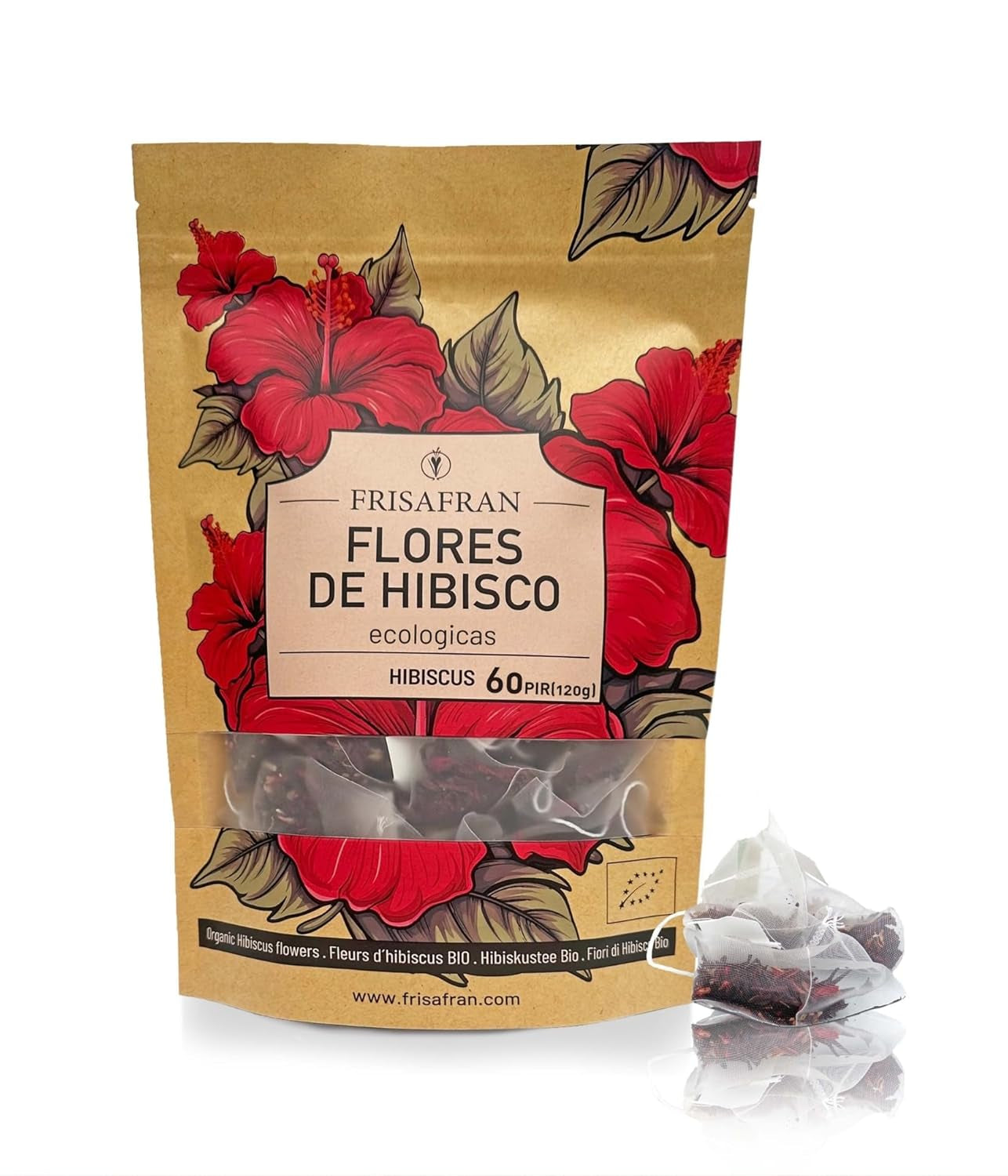 FRISAFRAN | Ceai verde organic Mint Gunpowder în piramide 30 unități | 60G | Antioxidant | Ceai verde japonez | Digestiv | Băutură răcoritoare | Infuzie de mentă | Ceai pur | Frunze de mentă | Cald-rece