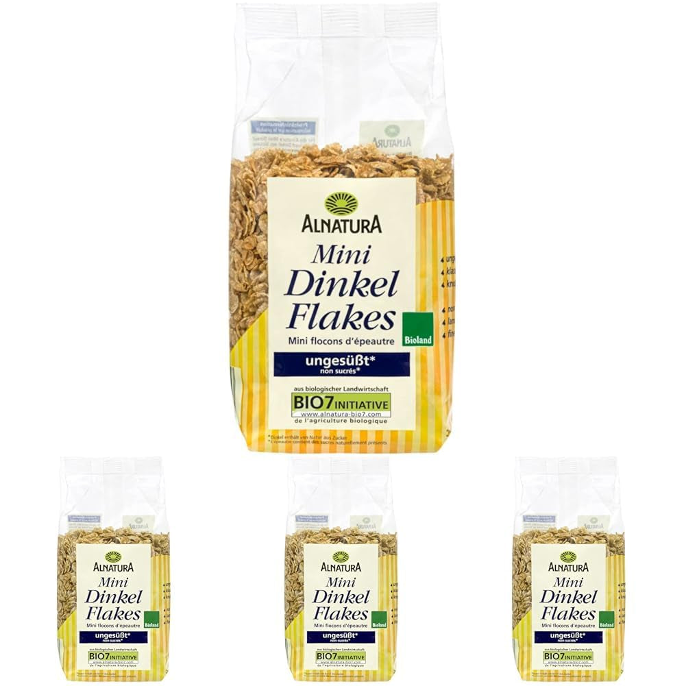 Mini fulgi de speltă - Calitate organică - Neîndulciți, Crocanți - Mic dejun, 175 g