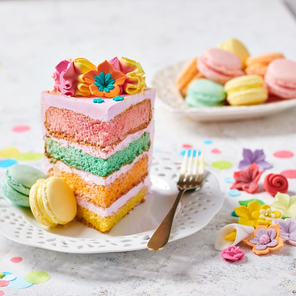 Set de coloranți alimentari Funcakes Paste Colorants, 8 piese: Colorant alimentar concentrat pentru aluat, cremă, fondant, marțipan, aluat, pastă de modelat și pastă pentru flori. Halal.