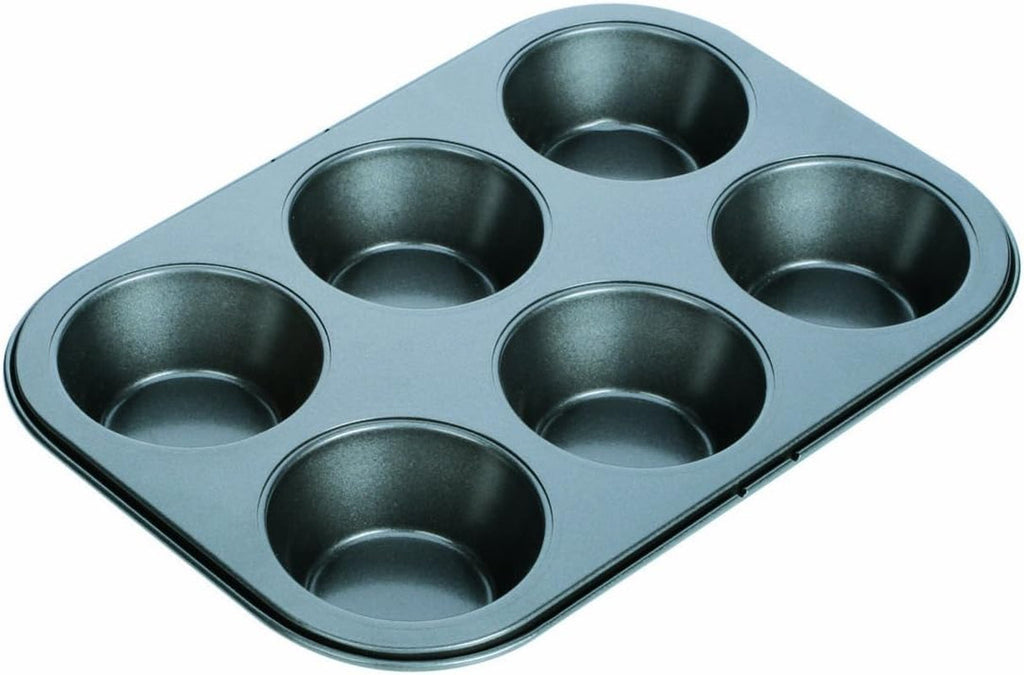 Backform, Schwarz, 26.5 X 18 X 3 Cm Matrite si tavi pentru copt Naty Shop 6 Muffin