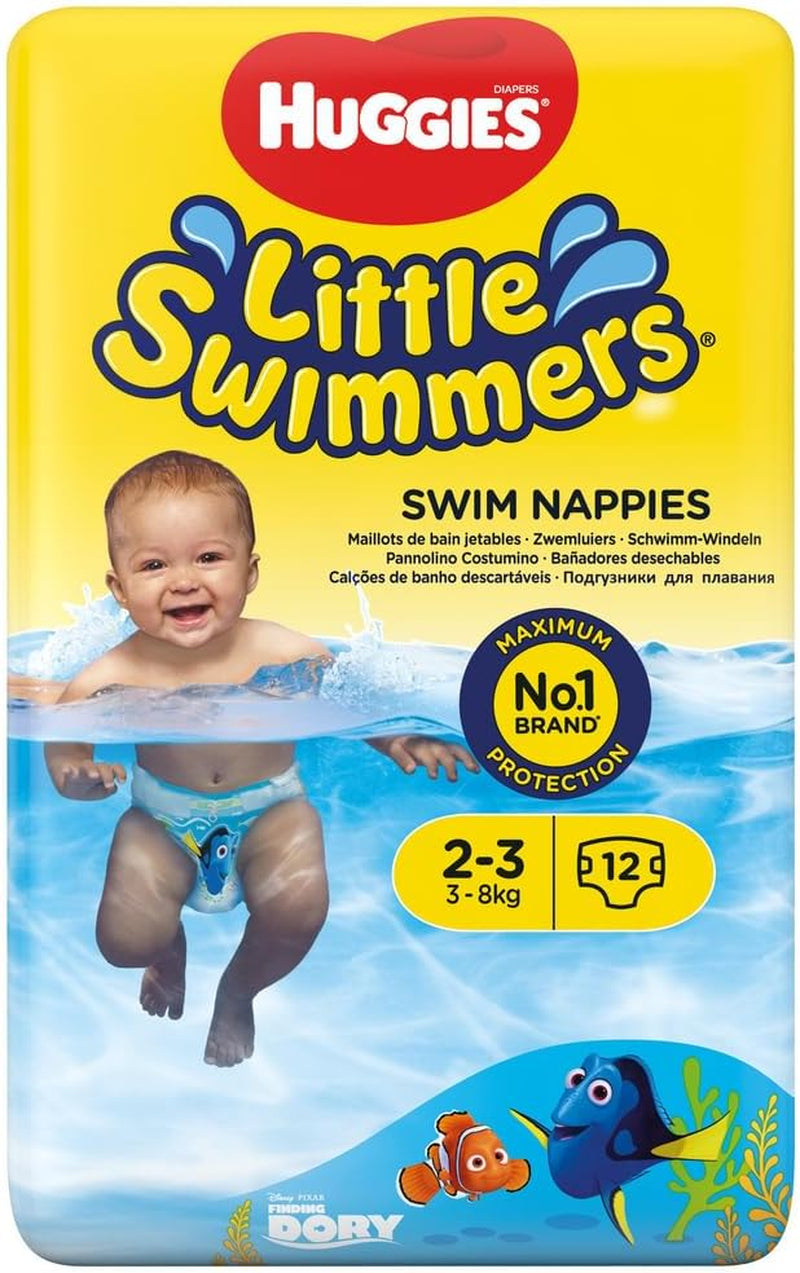 Scutece de înot Huggies Little Swimmers, mărimea 3-4 (7-15 kg), 1 pachet a câte 20 de bucăți