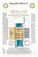 Colorant alimentar pudră Sugarflair Blossom Tint Dusting Jade - Pudră de colorant alimentar pentru decorarea pastei de zahăr colorate, fondantului, glazurii, ciocolatei, cremei de unt, macaroanelor - 7ml