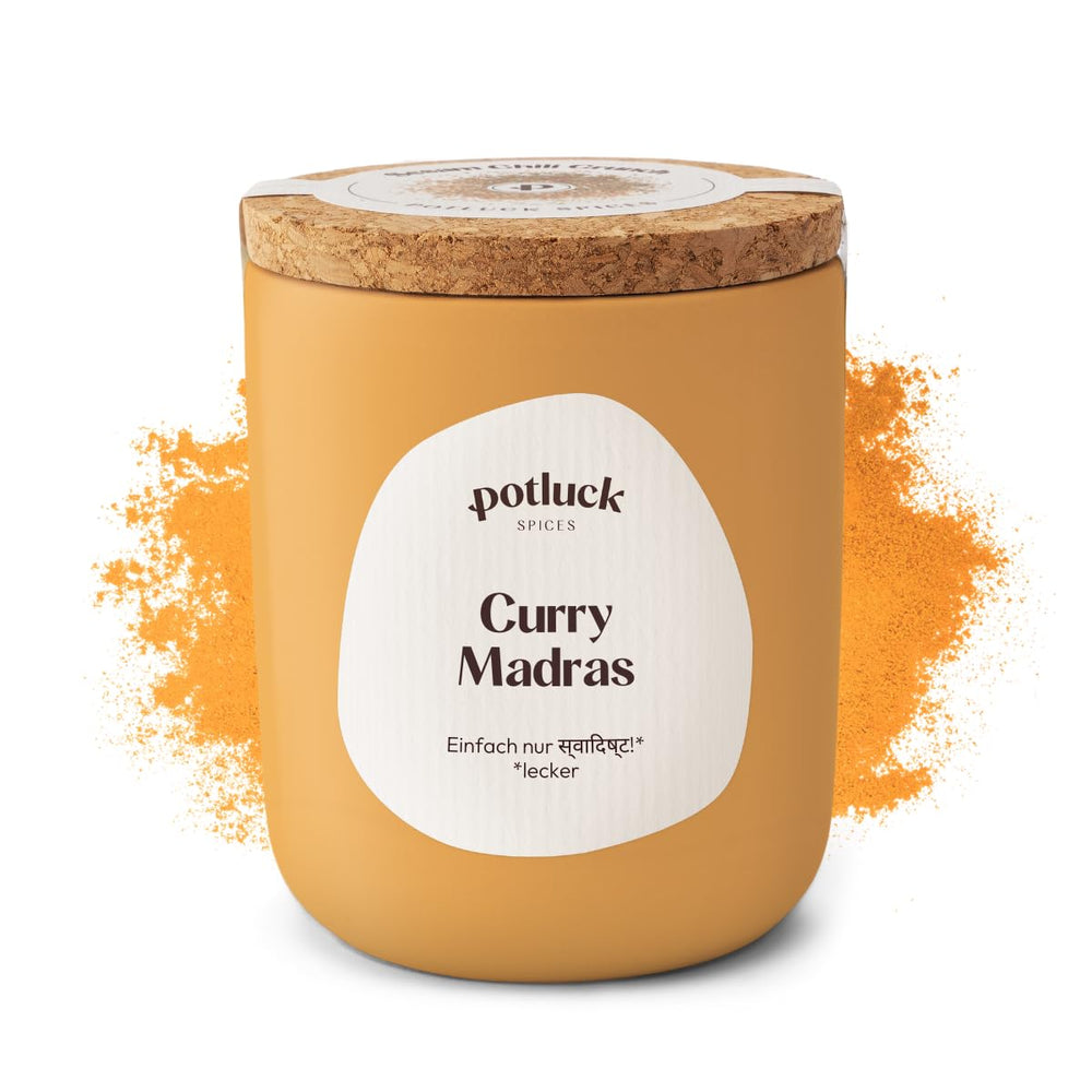 Potluck | Umami Crunch | Würzmischung im Keramiktopf | 75 g | Vegan, glutenfrei und mit natürlichen Inhaltsstoffen