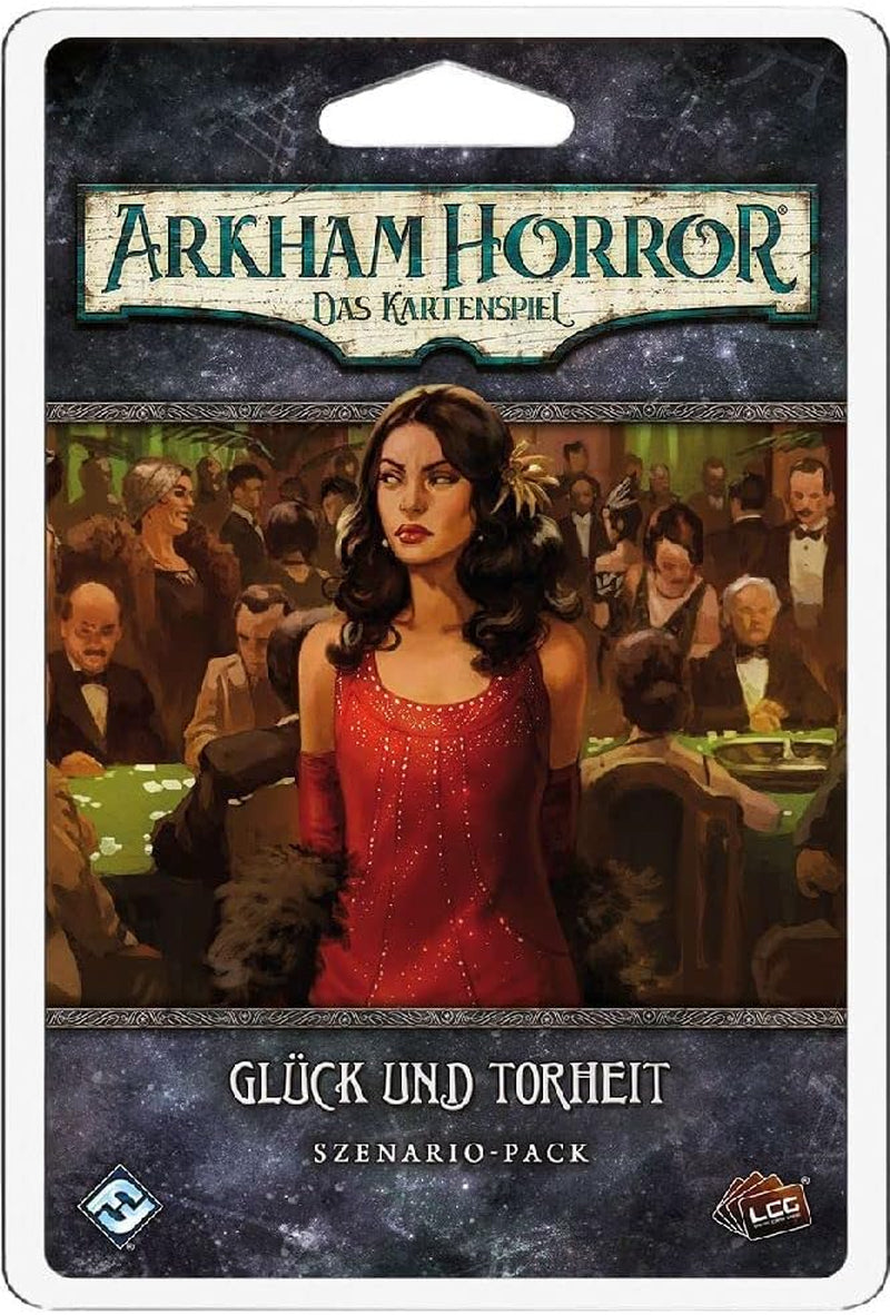 Fantasy Flight Games, Arkham Horror: LCG, Joc de bază, Joc pentru experți, Joc de cărți, 1-4 jucători, Vârste 14+, 45+ minute, Germană, Multicolor, Colorat