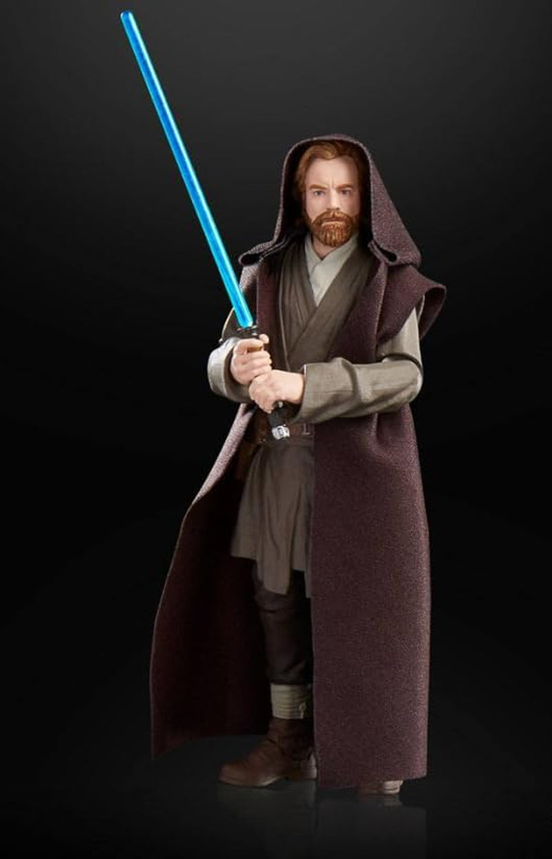 Star Wars Hasbro Star WarSeria neagră Obi-Wan Kenobi (Jabiim), 15 Cm Figura de acțiune mare Obi-Wan Kenobi, Multi, F7098 Action figures Naty Shop