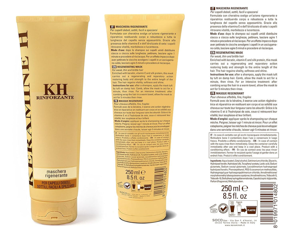 Mască regenerantă - 250 ml, 21 Masca de par Naty Shop