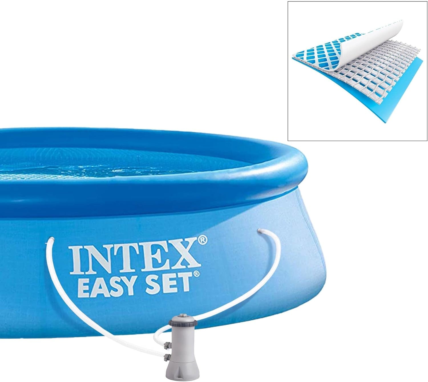 Piscină de vară Intex 12345, albastră