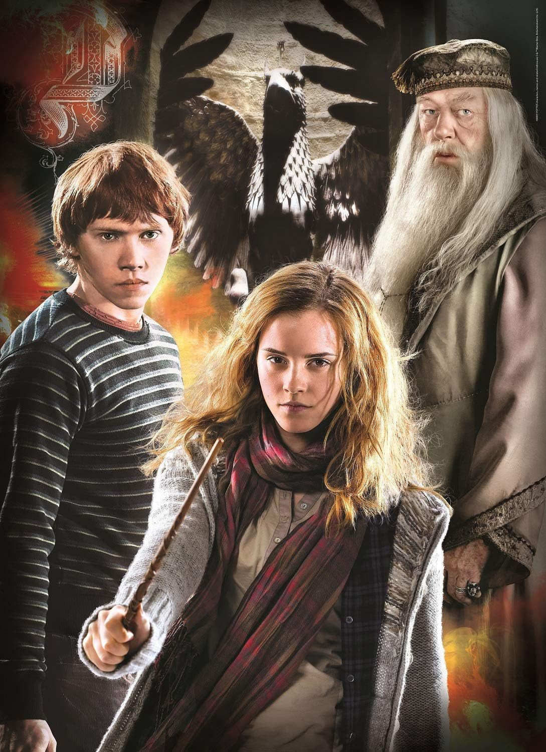 Clementoni 61884 Harry Potter - Puzzle 3 X 1000 piese de la 9 ani, Puzzle colorat pentru adulți cu culori îndrăznețe, Joc de îndemânare pentru întreaga familie, Idee excelentă de cadou Puzzle Naty Shop