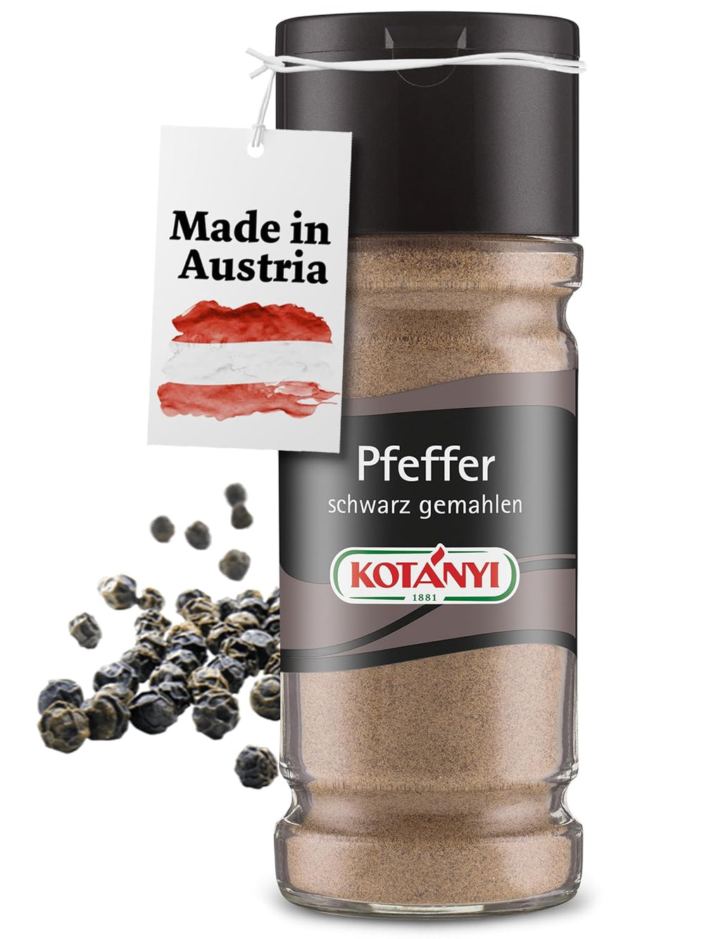 Kotányi Zimt gemahlen, würzig-süßer Geschmack, veredelt Milchreis, Gebäck, Desserts, Glas 80 ml