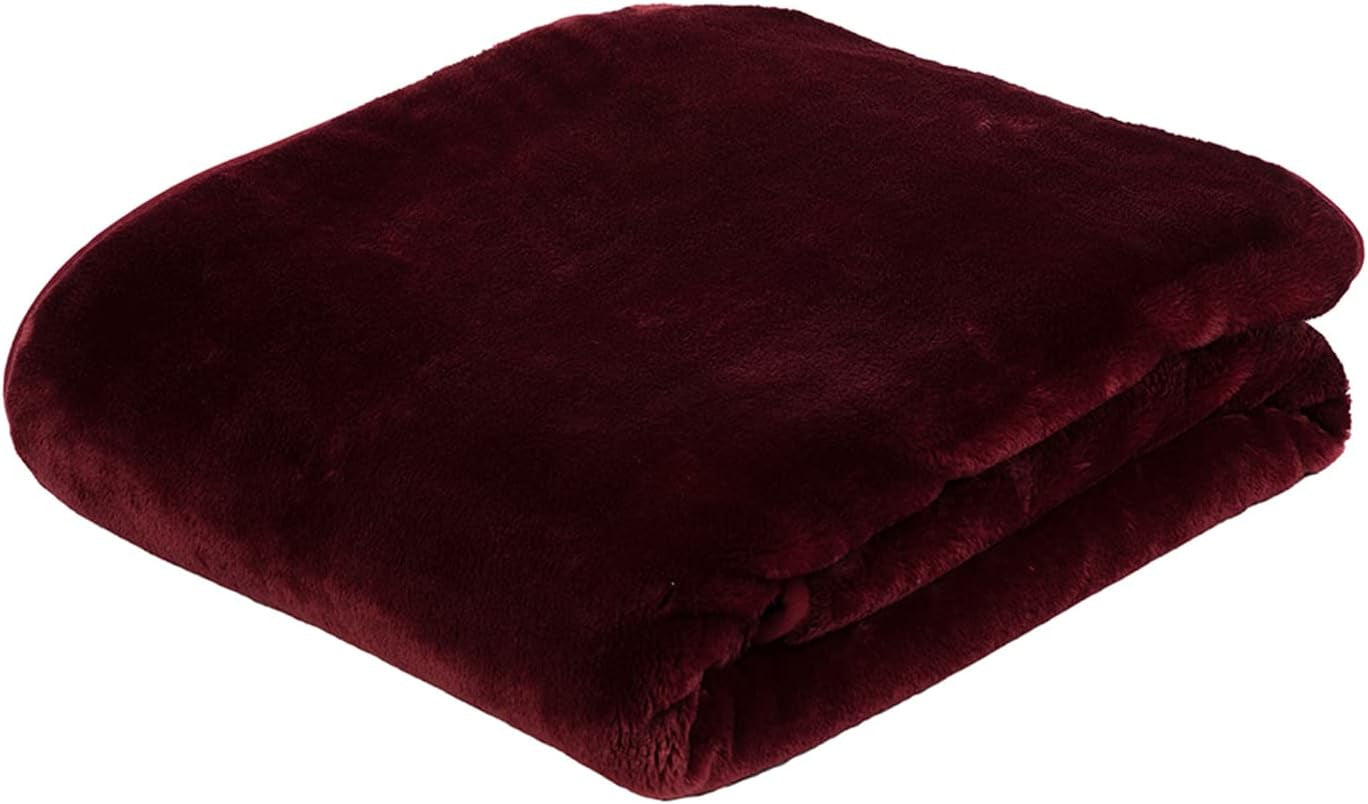 Gözze - Pătură confortabilă Premium Cashmere-Feeling, 500 G/M², 180 X 220 Cm - muștar Paturi si Cuverturi Besuche den GÃ¶zze-Store Bordeaux 180 X 220 Cm
