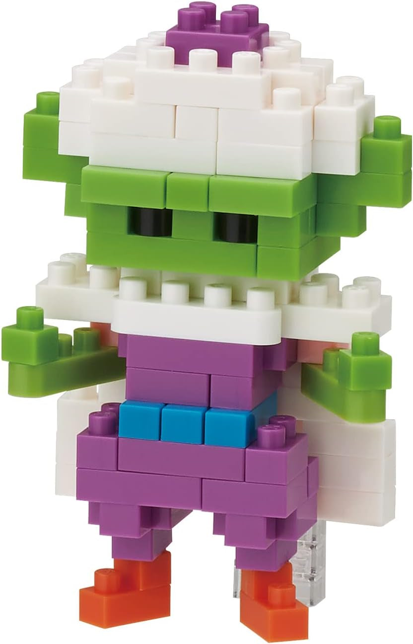 NANOBLOCKS Bandai - Nanoblock - Son Goku - Dragon Ball Z - Mini-Bausteinfigur - Konstruktionsspiel - Bausatz für Manga-Pixel-Figur - NBDB001