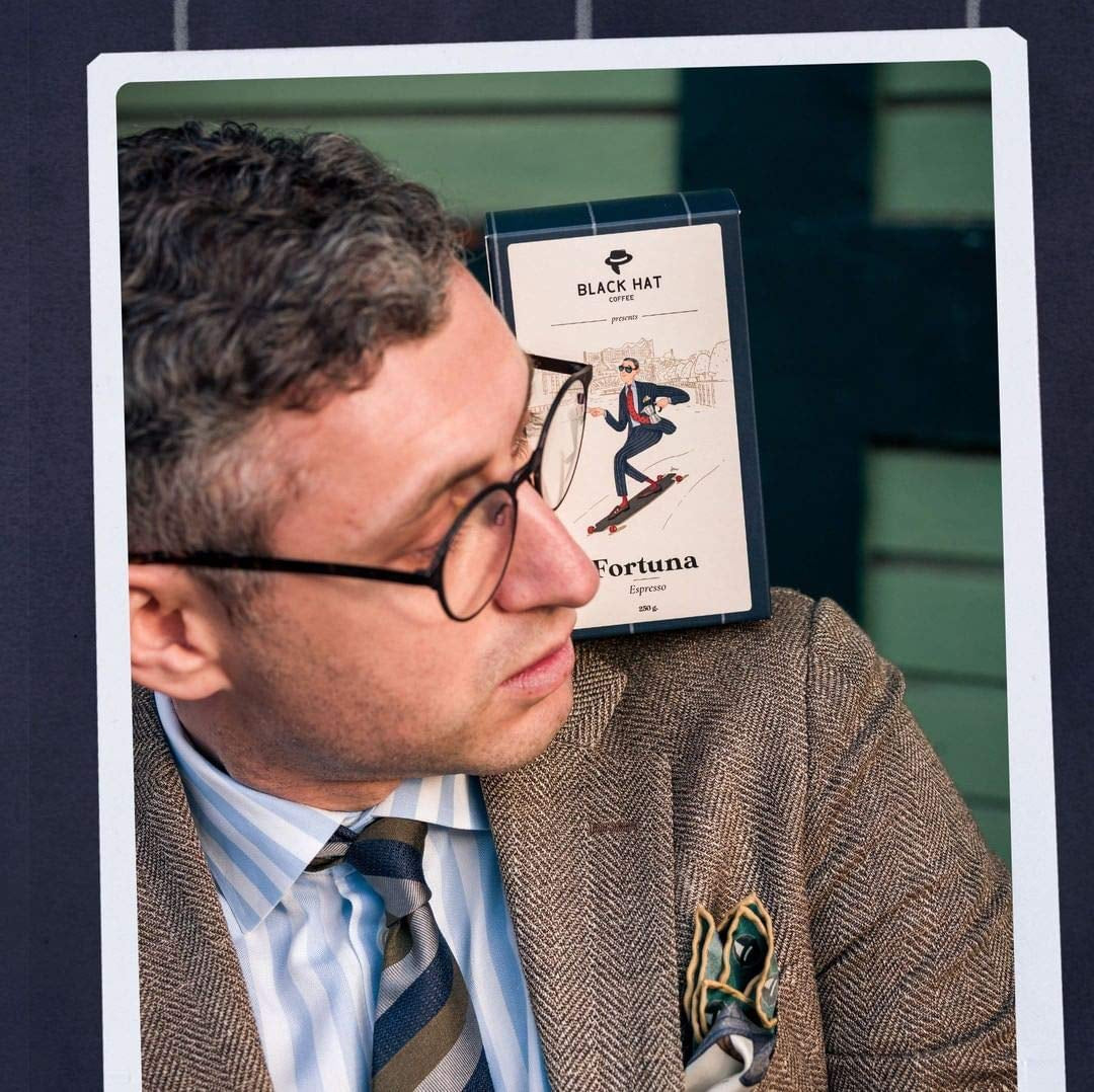 BLACK HAT ESPRESSO Fortuna - Cafea de specialitate 100% Arabica din Guatemala – Ciocolată și Fructe Roșii – 250g Boabe întregi pentru espressoare