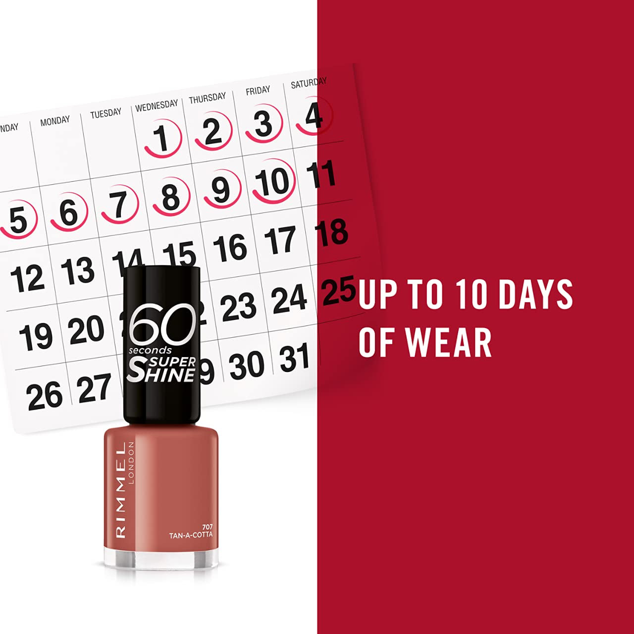 rimmel 60 seconds super shine 707 tan a cotta