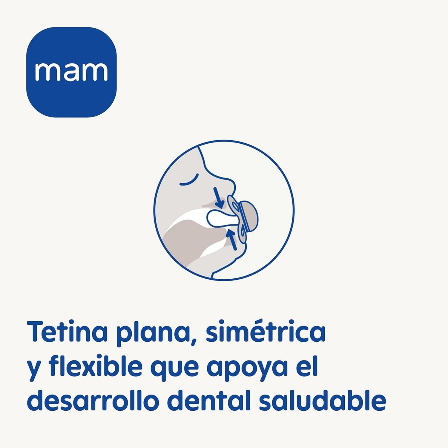 Suzetă MAM pentru nou-născuți, 0-2 luni, cu tetină simetrică, plată și flexibilă, din silicon moale, ușor de utilizat, cu cutie autosterilizabilă, Originală, neutră mată, 2 bucăți