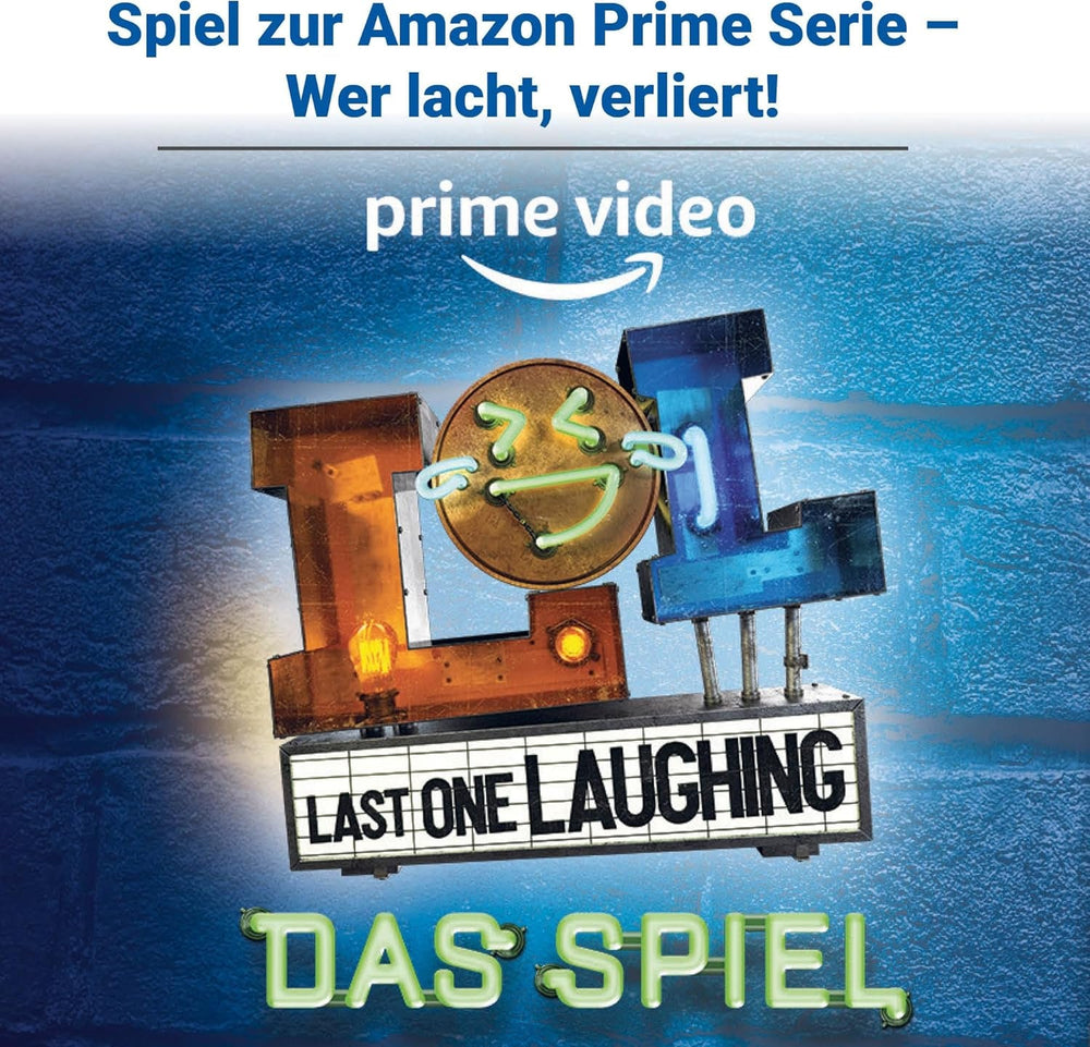 Ravensburger 27524 - Last One Laughing - Jocul de petrecere bazat pe serial, joc LOL pentru 3-8 jucători cu vârsta de 14 ani și peste, peste 350 de sarcini pentru provocarea „Don't Laugh”, jocul de cărți distractiv bazat pe sezoanele 1, 2, 3 și 4 LOL