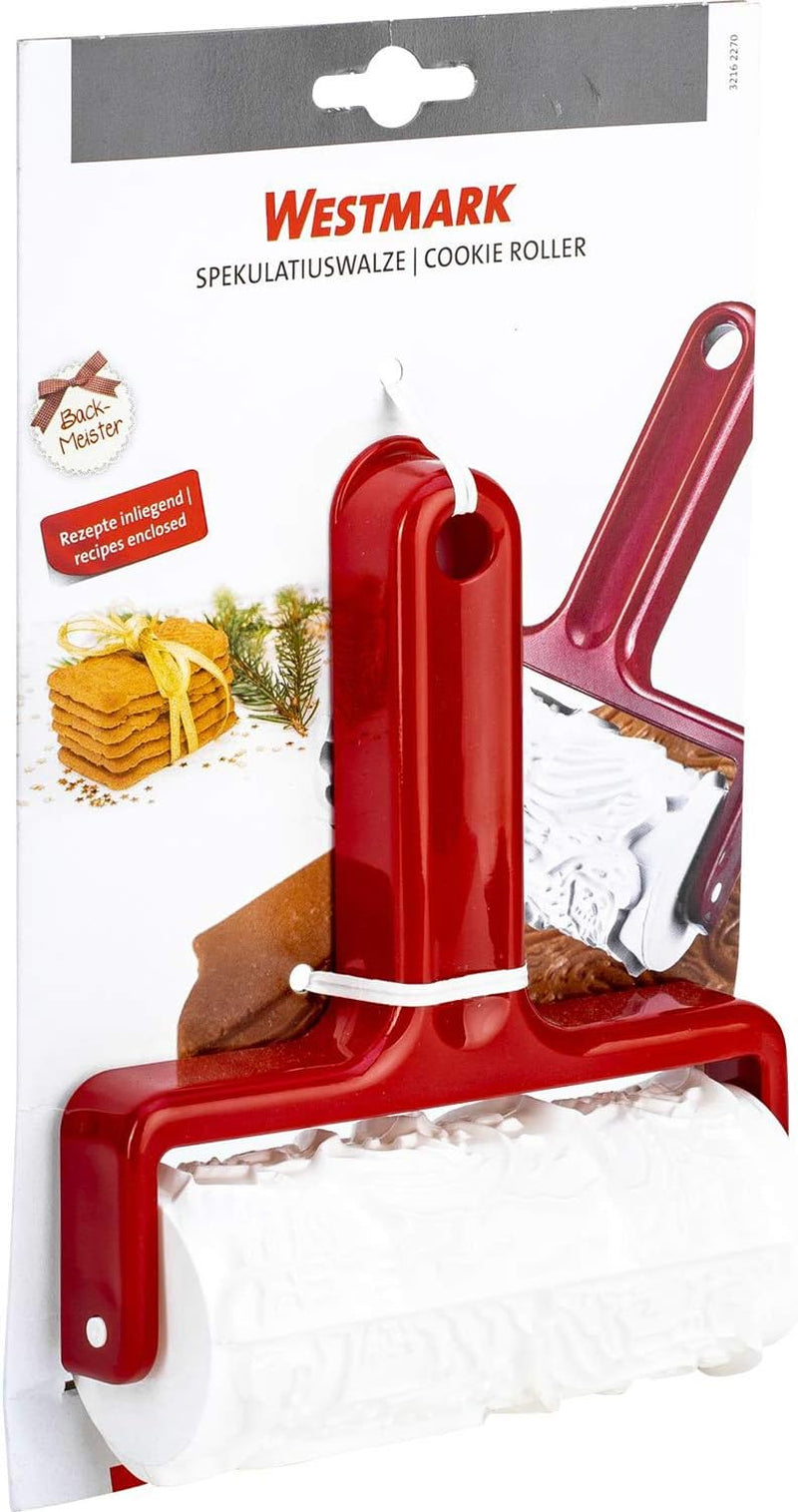 Rolă de specula Westmark, cu 7 modele diferite, lungime: 17,2 cm, plastic, Klausi, alb/roșu, 32162270