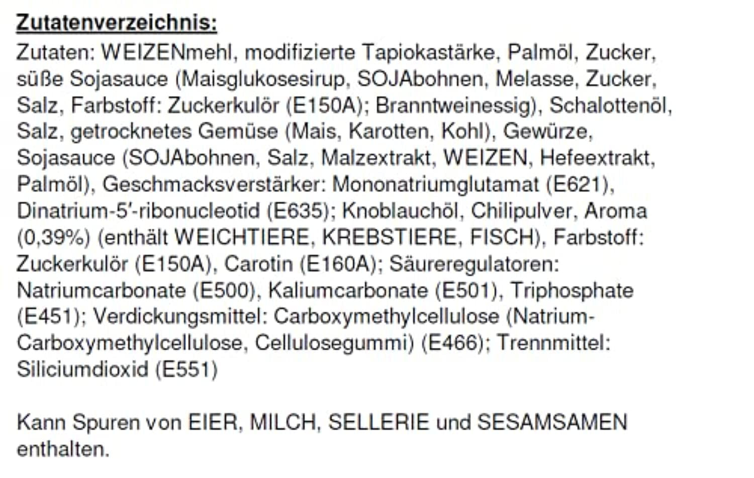 Tăiței instant Mama Mi Goreng 80 g, pachet de 20 (20 x 80 g)