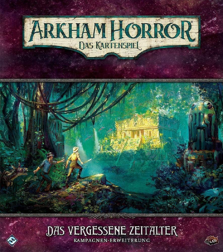 Fantasy Flight Games, Arkham Horror: LCG, Joc de bază, Joc pentru experți, Joc de cărți, 1-4 jucători, Vârste 14+, 45+ minute, Germană, Multicolor, Colorat