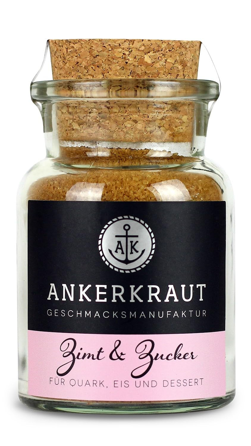 Ankerkraut Zimt & Zucker, 100g im Korkenglas