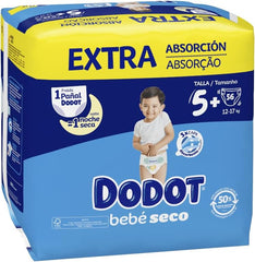 Baby Dry Extra - Pachet Jumbo, mărime 5-56 bucăți
