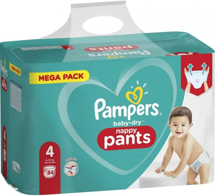 Scutece Pampers 81657566 Baby-Dry Pants, albe